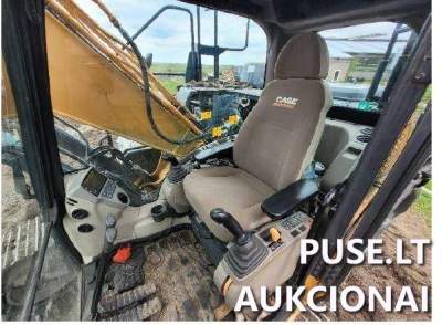 Vikšrinis ekskavatorius CASE CX 180D Šaukliais Klaipėdos rajone pradinė kaina 60600 EUR