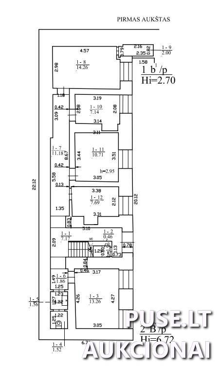 Nuomojamas turtas: Administracinis pastatas Pastatai Rožių al. 4A, 03106 Vilnius, Vilniaus m. sav. 5
