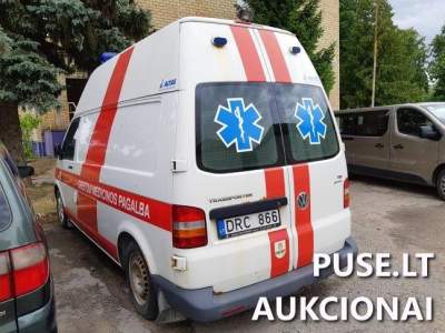 2008 m. VW Transporter automobilis Pakruojyje pradinė kaina 1815 EUR