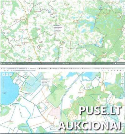 Žemės ūkio paskirties sklypo dalis Molėtų rajone, Bilšių kaime, pradinė kaina 1738 EUR