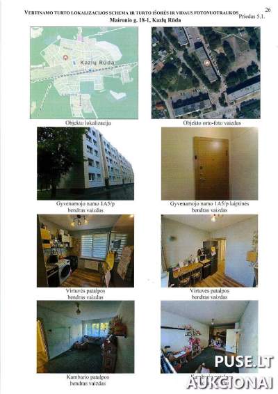 1/2 dalis buto Kazlų Rūdoje, Maironio g. 18, 18680 EUR, 4 kambariai, 72 kv.m