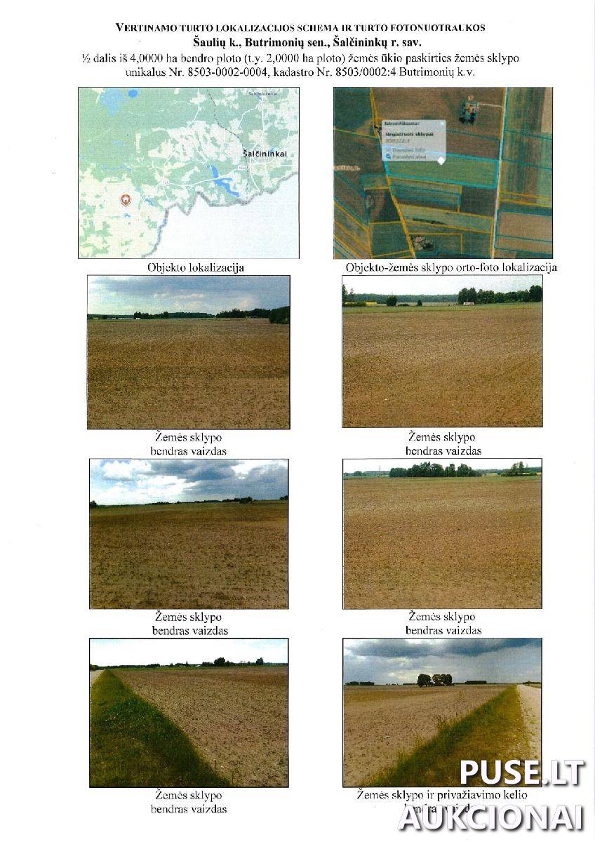 Žemės sklypas Sklypai Šauliai, Butrimonių sen., Šalčininkų r. sav. 1