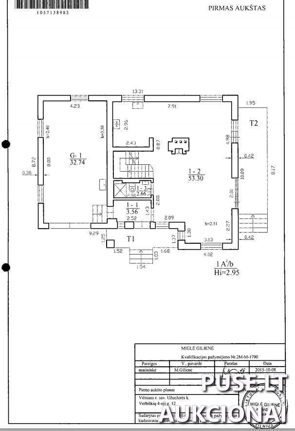 Gyvenamasis namas Pastatai Verbiškių 4-oji g. 12, 15140 Užuežerė, Riešės sen., Vilniaus r. sav. 11