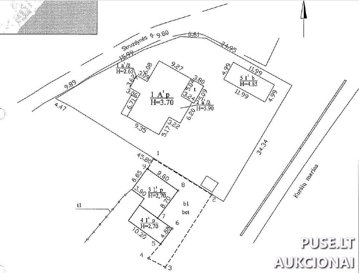 Buitinis pastatas Pastatai Skruzdynės g. 20A, 93123 Neringa, Neringos sav. 7
