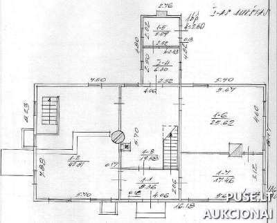 Administracinis pastatas Šeduvoje, Laisvės a. 10, parduodamas aukcione pradine kaina 16137 EUR