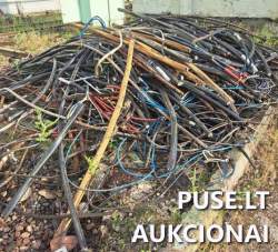 Kitas turtas - Kontrolinių ir jėgos kabelių aliuminio gyslomis laužas