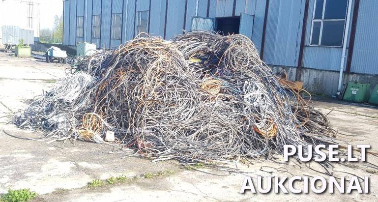 Kontrolinių ir jėgos kabelių varinėmis gyslomis laužas Kitas turtas 2