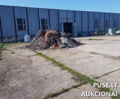 Vario kabelių laužas aukcione: 50 tonų su daliniu rūšiavimu, pradinė kaina 90500 EUR