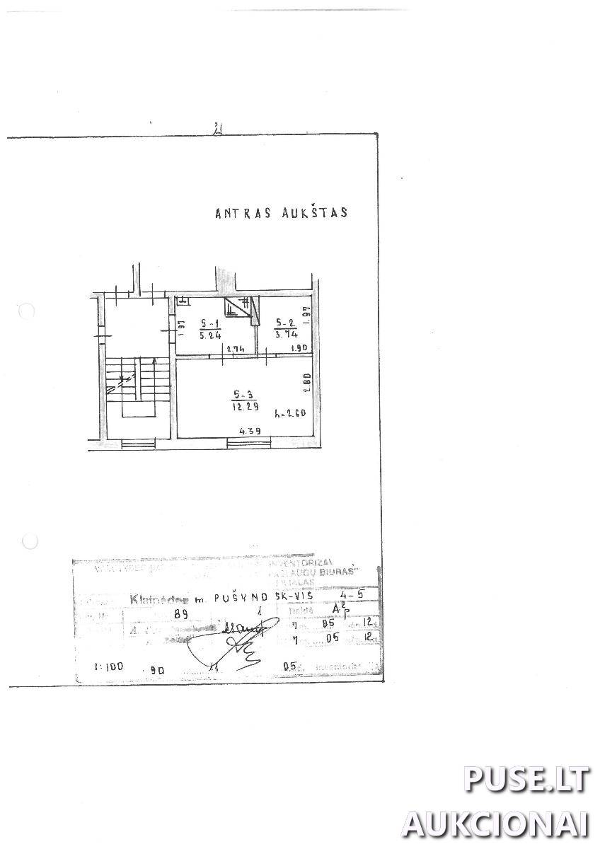 Butas Patalpos/Butai Pušyno g. 4, 92271 Klaipėda, Klaipėdos m. sav. 1