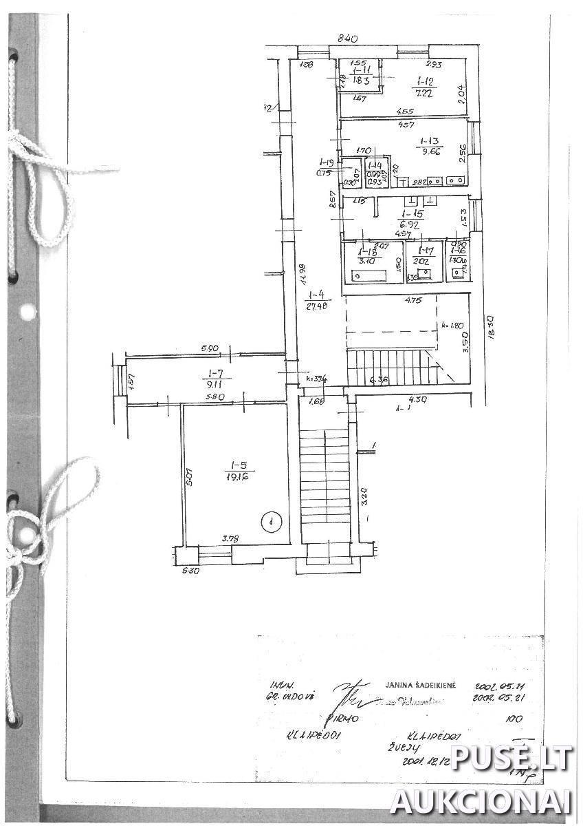 Butas Patalpos/Butai Žvejų g. 5, 91248 Klaipėda, Klaipėdos m. sav. 1