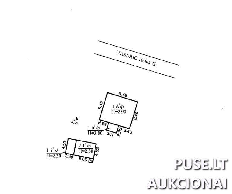 Gyvenamasis namas Pastatai Vasario 16-osios g. 78, 70495 Pilviškiai, Pilviškių sen., Vilkaviškio r. sav. 1