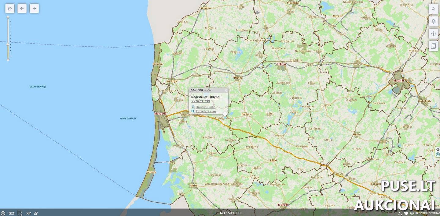 Žemės sklypas Sklypai Kapstatai, Endriejavo sen., Klaipėdos r. sav. 2