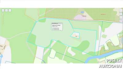 Parduodama 50/971 dalis žemės ūkio sklypo Telšių r. Sviraičių k. už 993 EUR