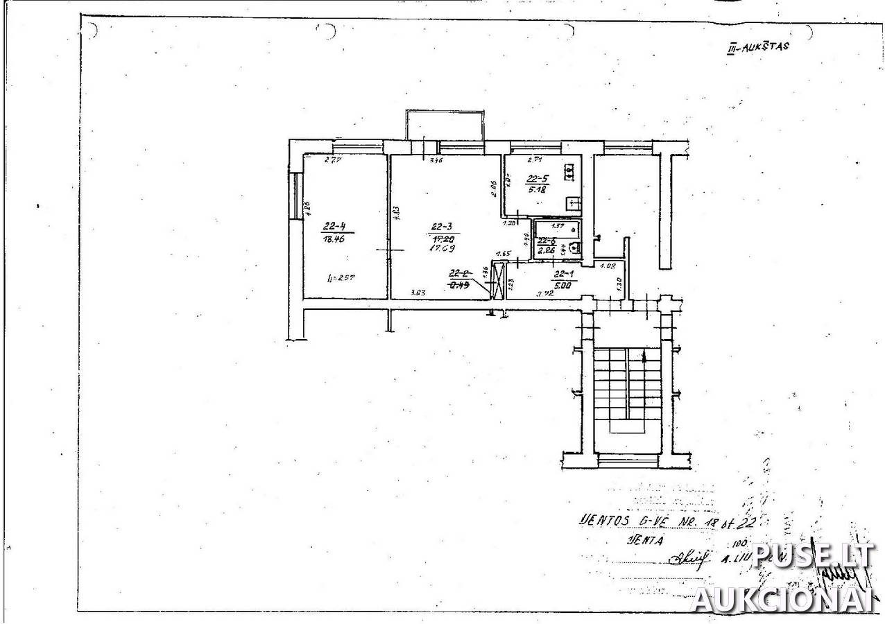 Butas Patalpos/Butai Ventos g. 18, 85330 Venta, Ventos sen., Akmenės r. sav. 1