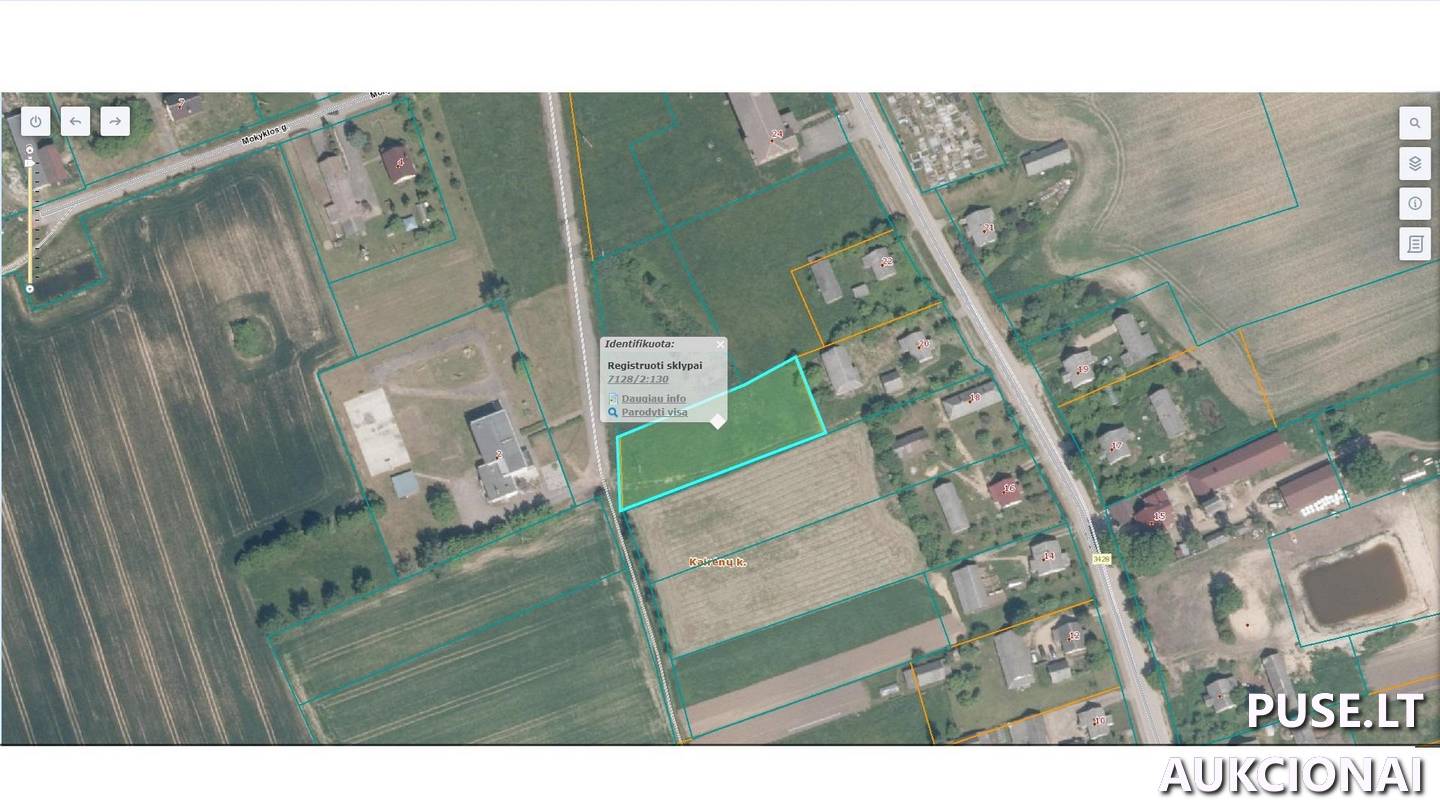 Žemės sklypas Sklypai Kairėnai, Grinkiškio sen., Radviliškio r. sav. 1