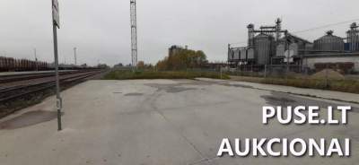 Krovimo aikštelė 1657 kv.m Prienų r. Mauručių k. Geležinkelio g. 18 pradinė kaina 78300 EUR