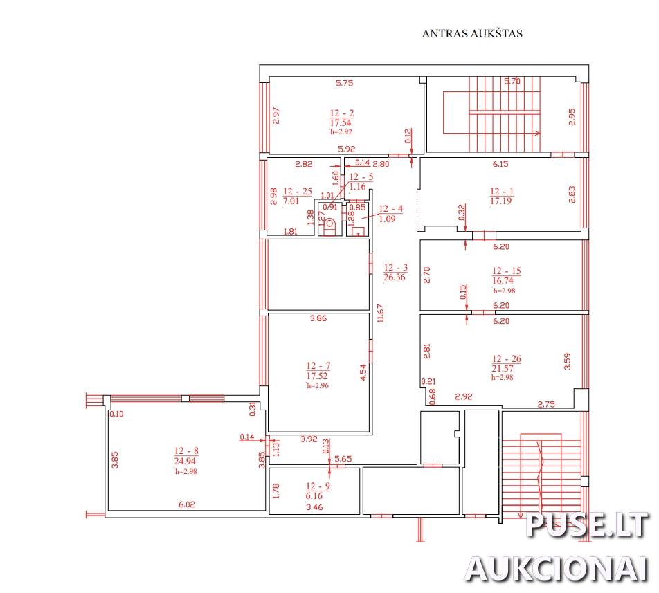 Techninės priežiūros patalpos Patalpos/Butai V. Krėvės pr. 97A, 50369 Kaunas, Kauno m. sav. 1