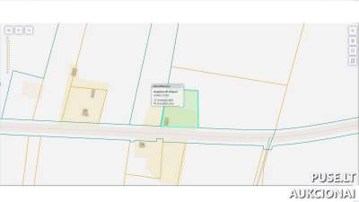 Žemės sklypas gyventi Pakruojo rajone, Dūčių kaime, 0.25 ha, pradinė kaina 2510 EUR