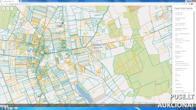 1.5 ha Žemės ūkio paskirties sklypas Panevėžio rajone, Kritižio kaime, pradinė kaina 2682 EUR