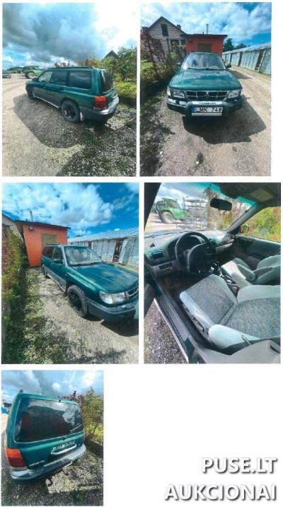 SUBARU FORESTER automobilis aukcione nuo 816 EUR - Parduodama transporto priemonė