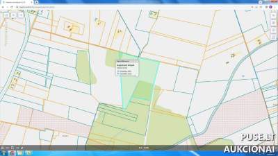 13.9 ha žemės ūkio paskirties sklypas Panevėžio rajone Putiliškių kaime pradinė kaina 29700 EUR