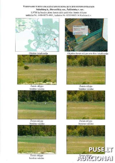 Žemės ūkio paskirties sklypas Šalčininkų rajone 1.97 ha už 3200 EUR