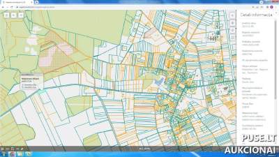 0.8094 ha žemės ūkio paskirties sklypas Panevėžio r. Taurinės k., pradinė kaina 2826 EUR