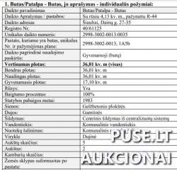Patalpos/Butai - Butas