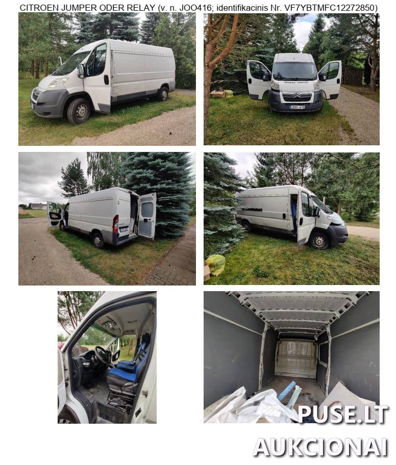 CITROEN JUMPER ODER RELAY Krovininis automobilis iki 3,5t. 2