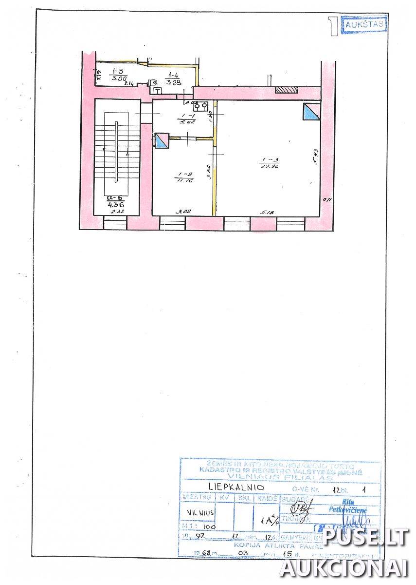 Butas Patalpos/Butai Liepkalnio g. 12, 02104 Vilnius, Vilniaus m. sav. 1