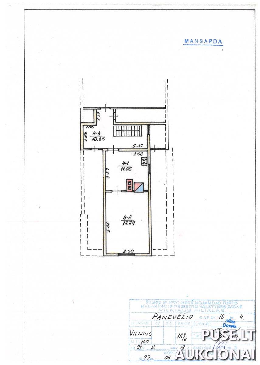 Butas Patalpos/Butai Panevėžio g. 16, 02112 Vilnius, Vilniaus m. sav. 1