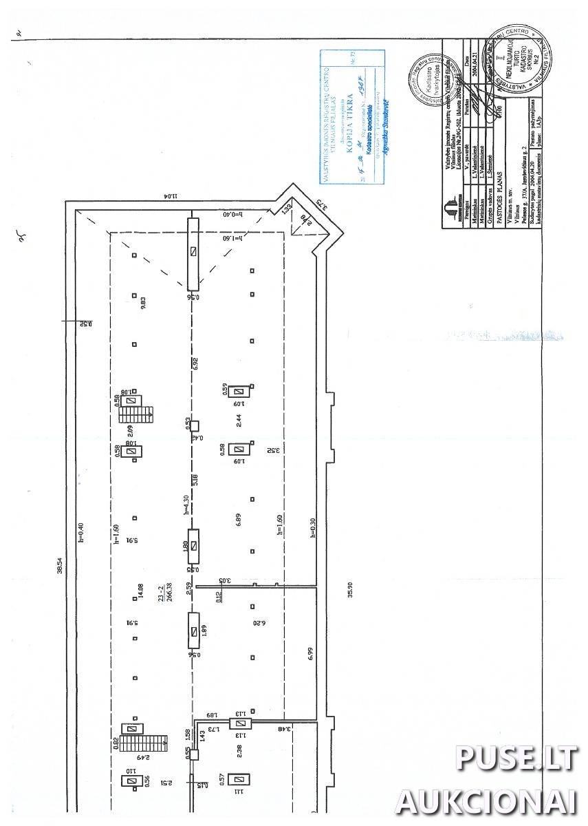 Neįrengta pastogė Patalpos/Butai Pelesos g. 37, 02111 Vilnius, Vilniaus m. sav. 7