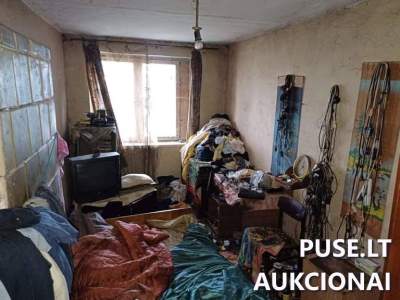 Pardavimo aukcionas: 45 kv.m butas Pakruojo rajone, Mažeikonių k., pradinė kaina 5100 EUR
