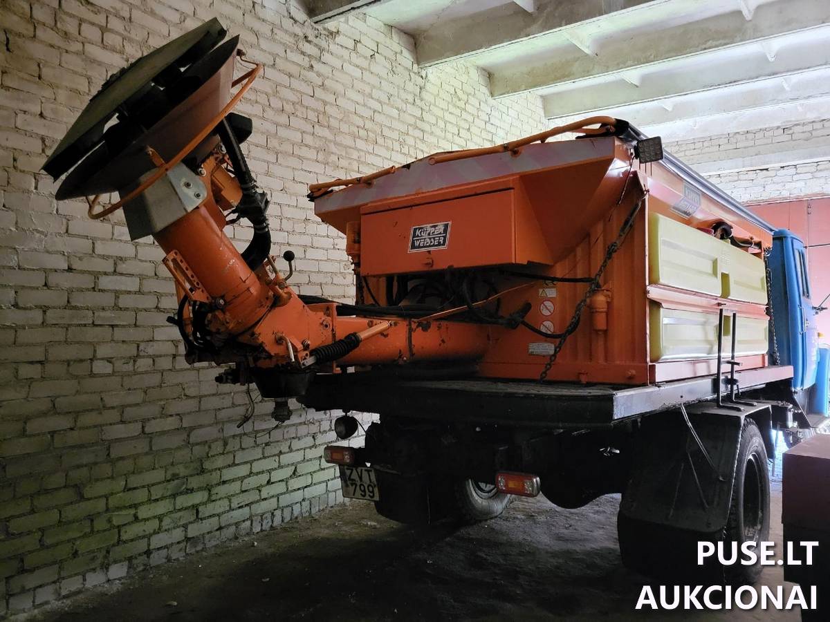 Savivartis sunkvežimis ZIL 4331 su Küpper weisser STA 95 barstytuvu Neklasifikuota 3