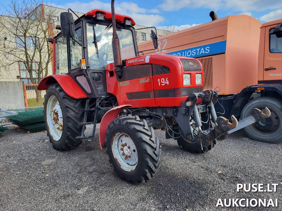 Belarus MTZ-920.3 traktorius Traktoriai, savaeigės mašinos, priekabos, puspriekabės 3