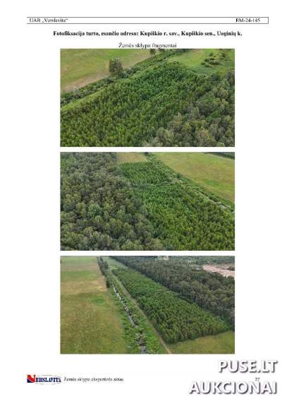 Žemės ūkio paskirties sklypas Kupiškio r. sav., Uoginių k., 3.15 ha, 6400 EUR