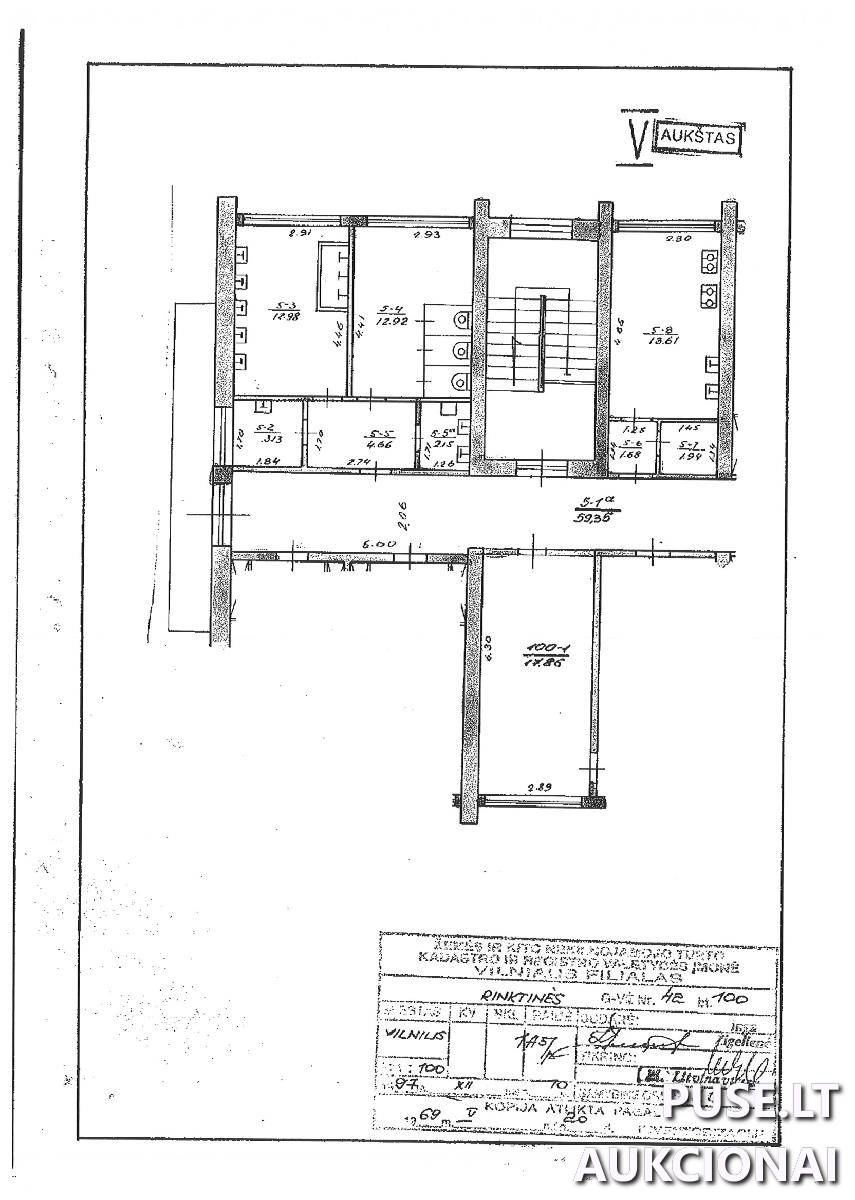 Kambarys Patalpos/Butai Rinktinės g. 42, 09316 Vilnius, Vilniaus m. sav. 1