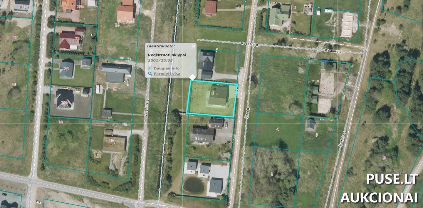 Žemės sklypas Sklypai Žibų g. 5, 00170 Palanga, Palangos m. sav. 2
