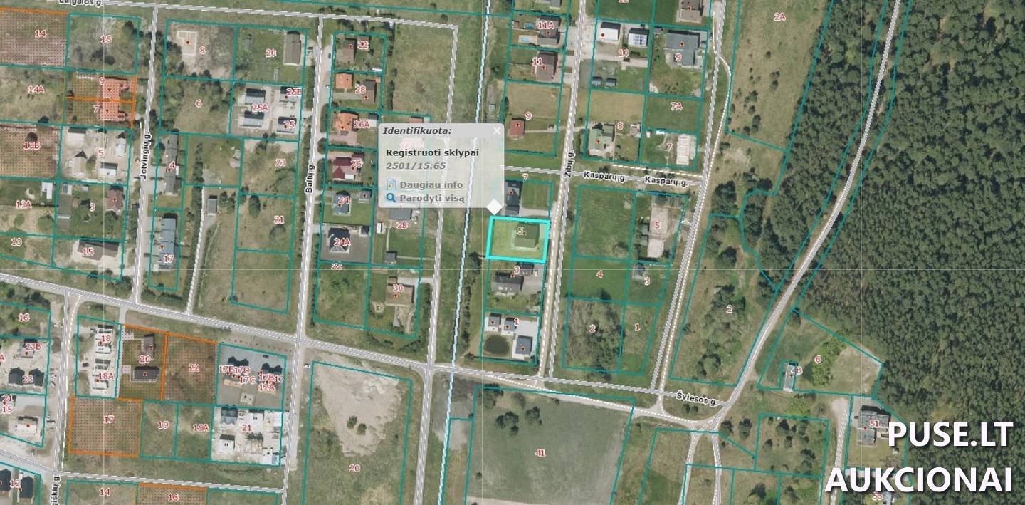 Žemės sklypas Sklypai Žibų g. 5, 00170 Palanga, Palangos m. sav. 3