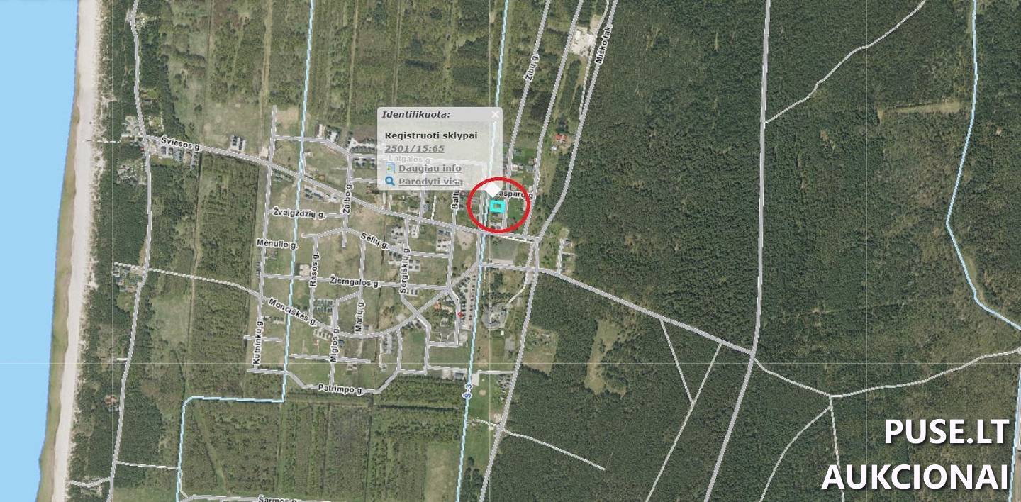 Žemės sklypas Sklypai Žibų g. 5, 00170 Palanga, Palangos m. sav. 4