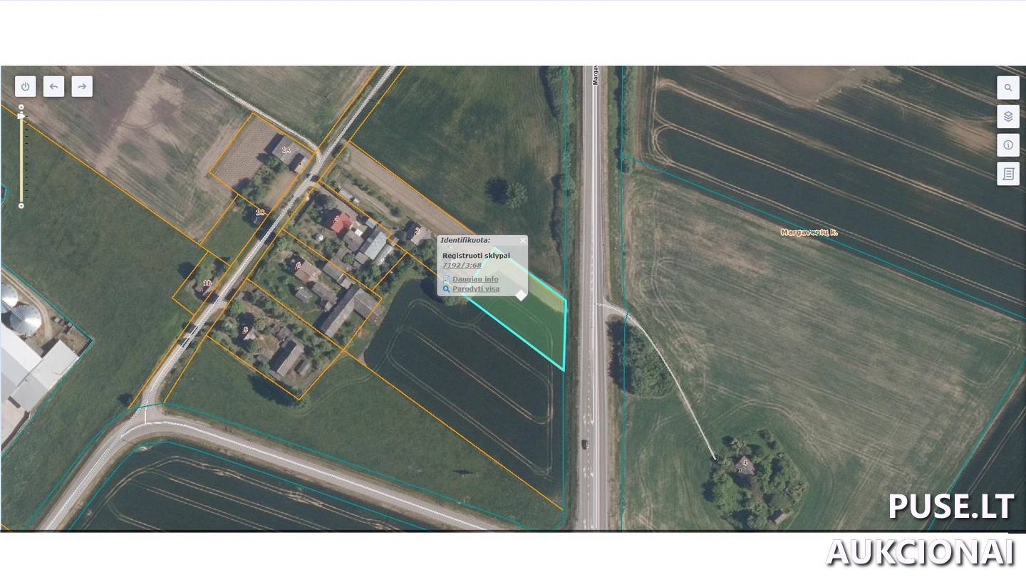 Žemės sklypas Sklypai Margavonių g., Margavoniai, Šeduvos miesto sen., Radviliškio r. sav. 1