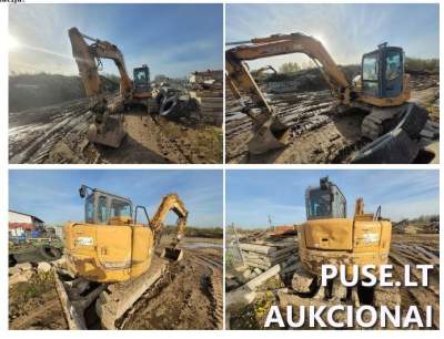 Vikšrinis Case CX80 ekskavatorius aukcione pradine kaina 11400 EUR - 2006 m. modelis