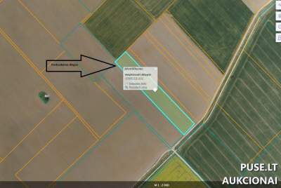 Parduodamas 0.93 ha žemės ūkio sklypas Joniškio r. Reibinių k. už 5022 EUR