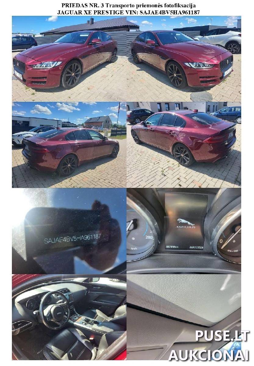 JAGUAR XE PRESTIGE Keleivinis automobilis 8