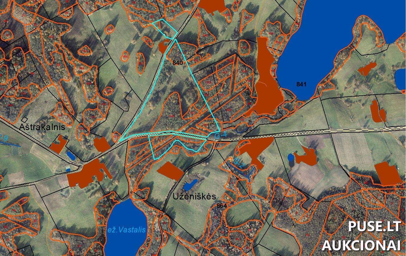 Žemės sklypas Sklypai Trinkuškiai, Degučių sen., Zarasų r. sav. 2