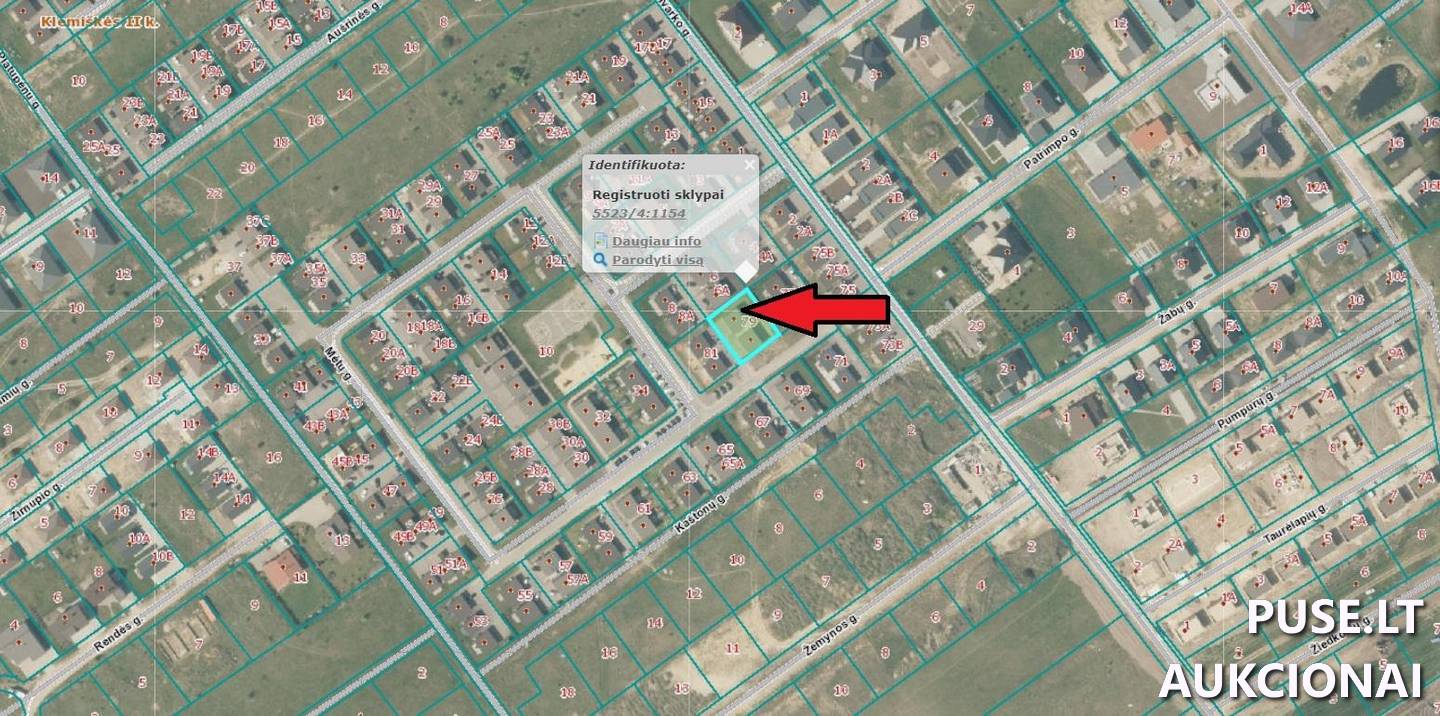 Žemės sklypas Sklypai Mėtų g. 79, 91289 Klemiškė II, Sendvario sen., Klaipėdos r. sav. 3