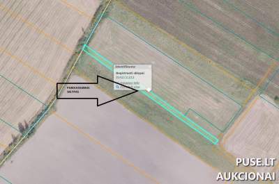Parduodamas 0.0900 ha žemės ūkio paskirties sklypas Šiaulių r. sav., Pakapės k. nuo 160 EUR