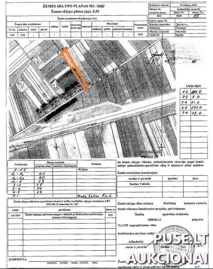 Žemės sklypas Sklypai Geležinkelio g. 9, 83148 Jovarai, Pakruojo sen., Pakruojo r. sav. 1