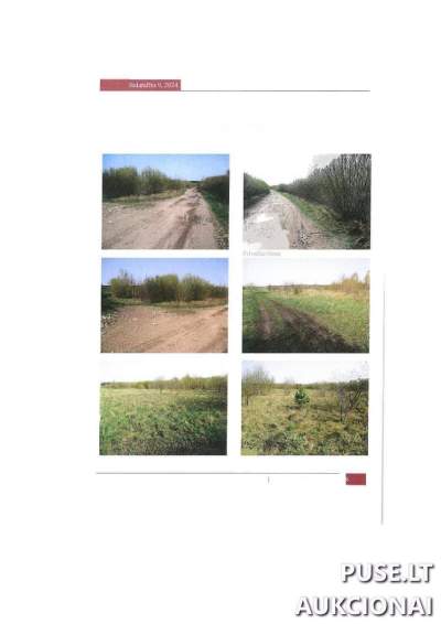 Žemės ūkio paskirties sklypas Vilniaus r. sav., Melekonių k., 1/2 dalis, pradinė kaina 3000 Eur