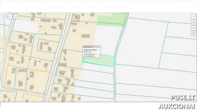 1/4 dalis žemės ūkio paskirties sklypo Pasvalio r. Ličiūnų k. nuo 286 EUR - Antstolių varžytynės